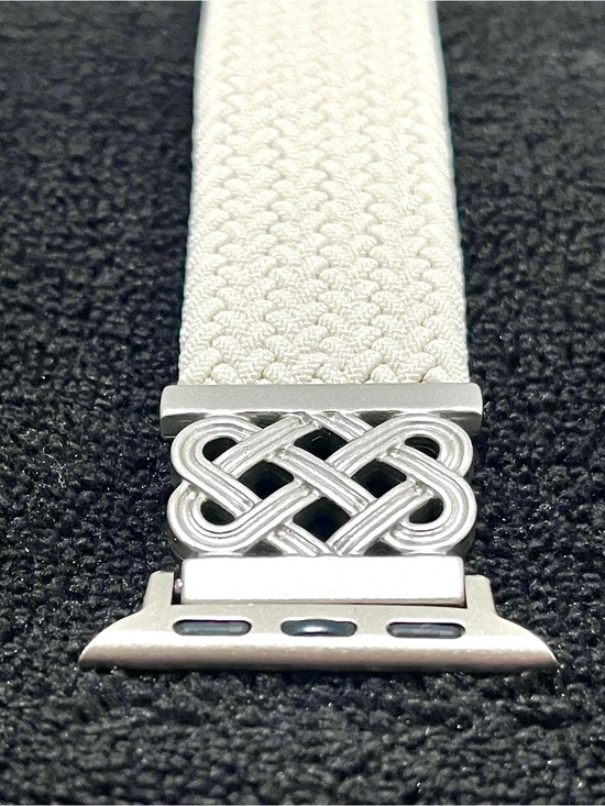 Trendy boutique Other - Celtic Knot Braided Starlight Band for Apple Watch 42/44/45/49mm Brushed Nickel